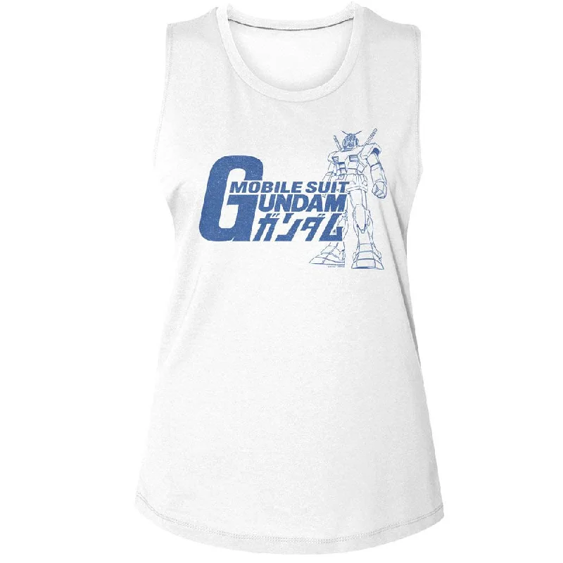 MOBILE SUIT GUNDAM Tank Top, Ms Mono long tank top