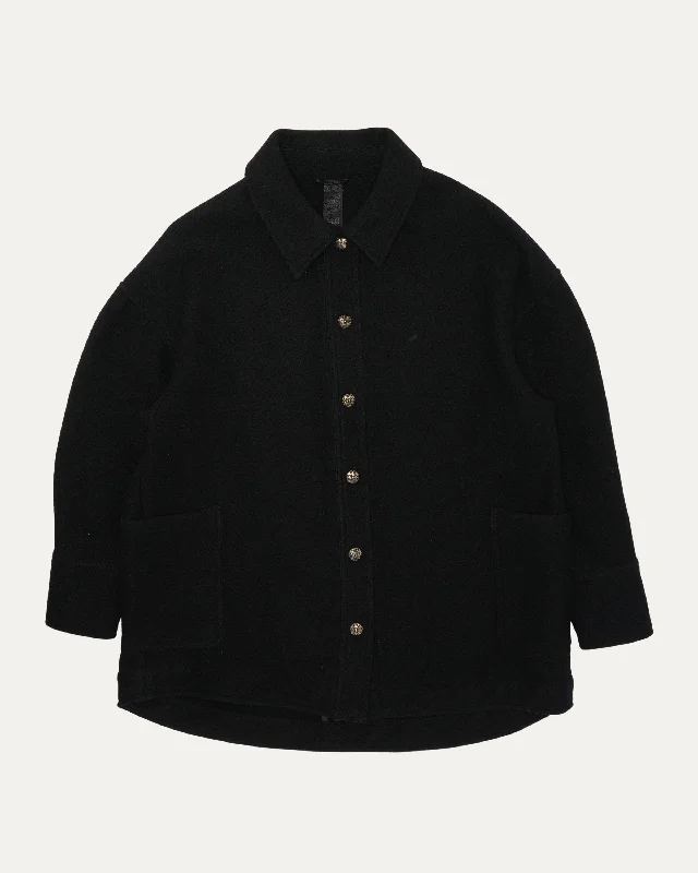 Lola Wool Chore Coat Faux Fur Real Fur Shearling