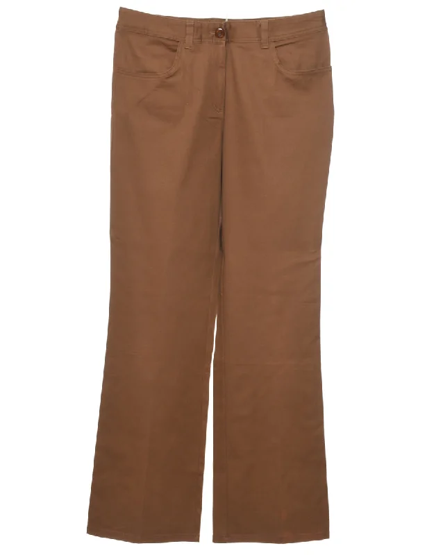 Brown Casual Trousers - W32 L32 Trousers Review Highly
