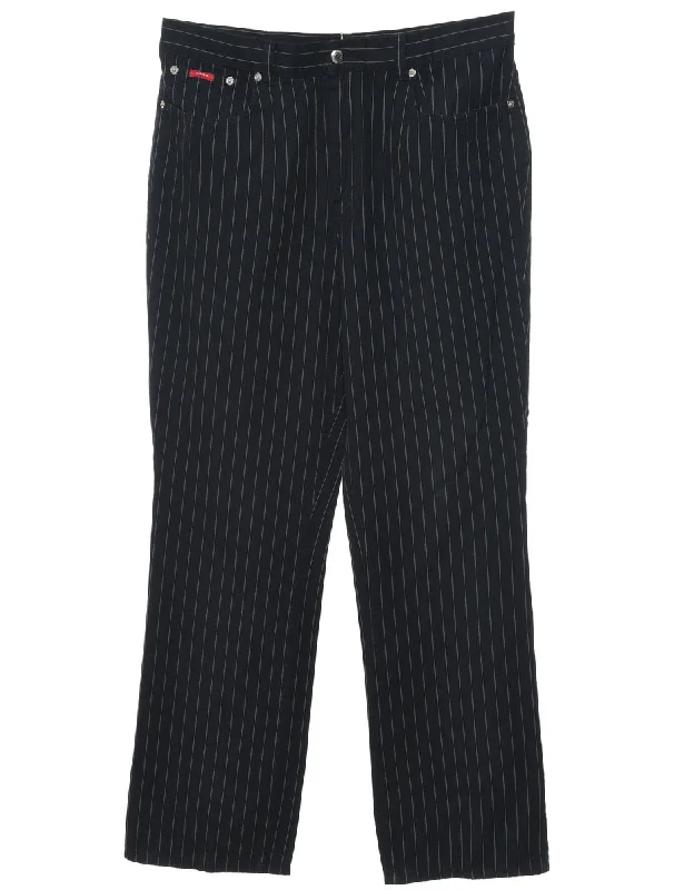 Chaps Striped Trousers - W34 L31 Trousers Sale Discount