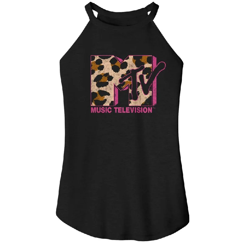 MTV Rocker Tank for Ladies, MTV Leopard sexy tank top
