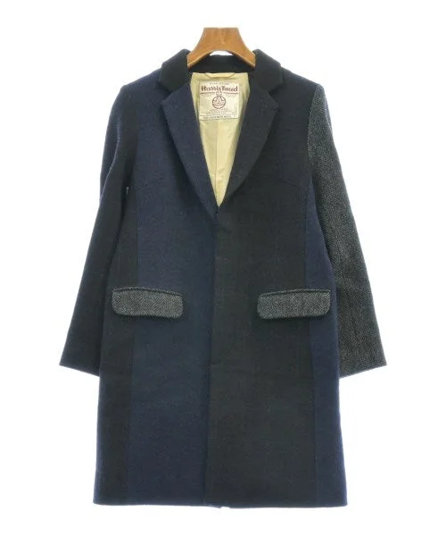 BEAUTY&YOUTH UNITED ARROWS Chesterfield coats Lapel Coat Peter Pan Collar Coat Cowl Neck Coat