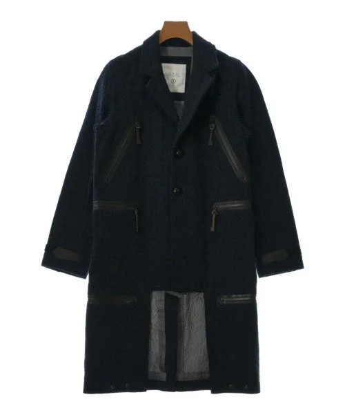 84-74 lab Takahiro Kuraishi Chesterfield coats Three-Quarter Sleeve Elbow Sleeve Wrist Sleeve