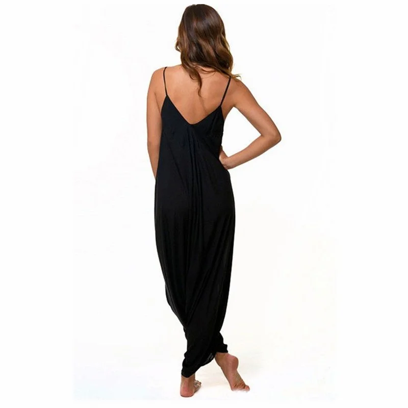 Sleeveless Loose New Ladies Romper Harem Trouser Sexy V Neck Jumpsuit Playsuit Skinny Trousers Denim Stretchy Sleeveless Loose New Ladies Romper Harem Trouser Sexy V Neck Jumpsuit Playsuit Skinny Trousers Denim Stretchy