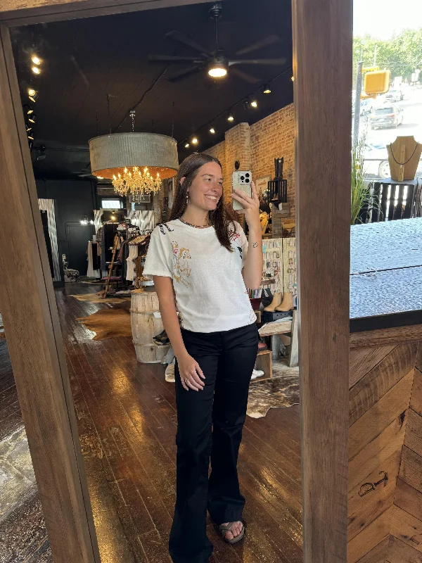 Ariat Trouser Mid-Rise Forever Black Wide Leg Pant ✙ON SALE NOW: 50% OFF✙ Trousers Gym Athletic