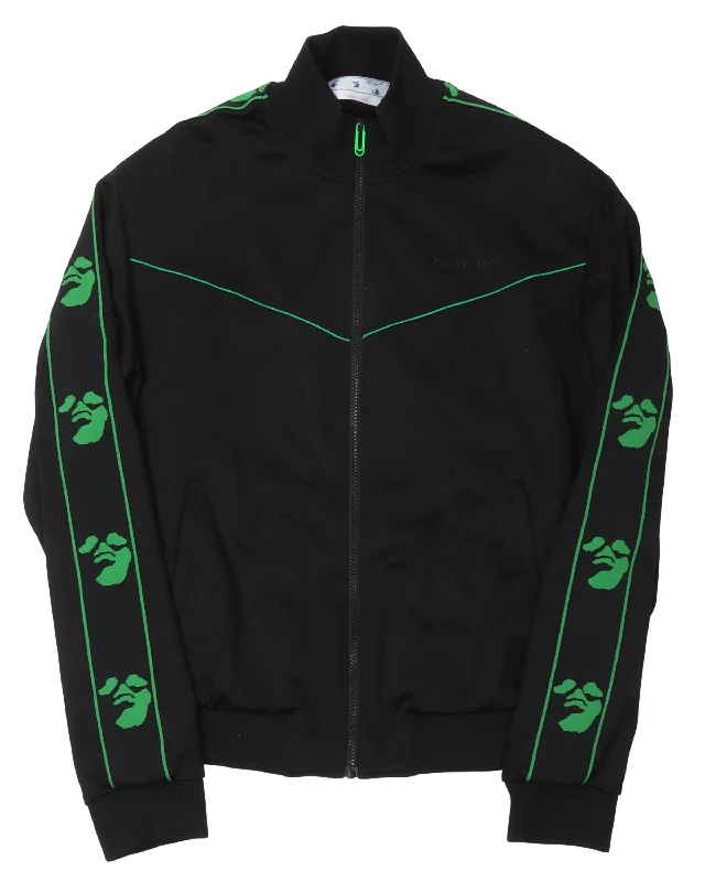 Face Band Track Jacket Hoodie Zip-Up Jacket Button-Up Jacket