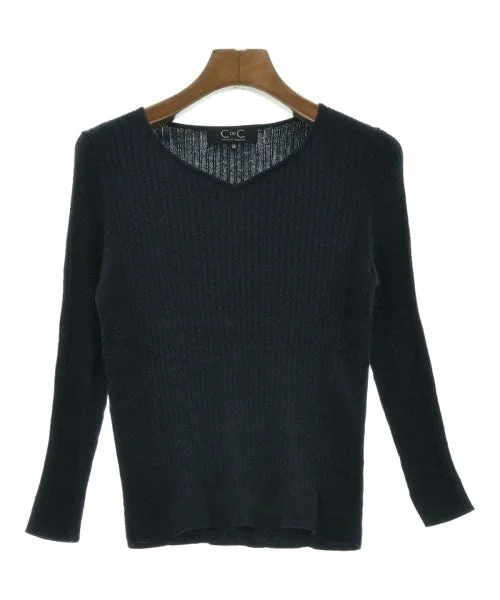 COUP DE CHANCE Sweaters Mesh Sweater Canvas Denim