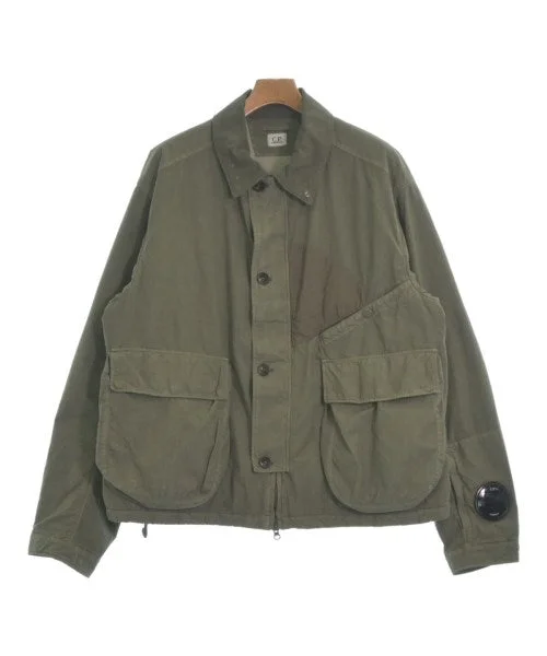 C.P COMPANY Millitary jackets A-Line Jacket Boat Neck Shawl Collar