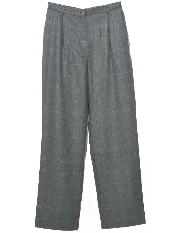 Liz Claiborne Trousers - W27 L30 High Waist Slim Fit Ankle Length