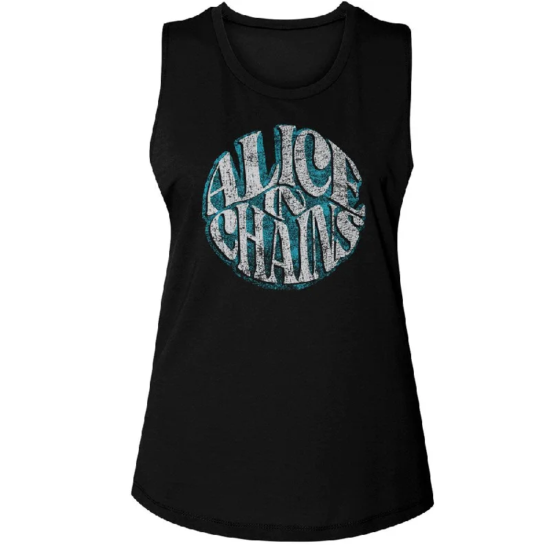 ALICE IN CHAINS Muscle Tank, Circle fashionable tank top