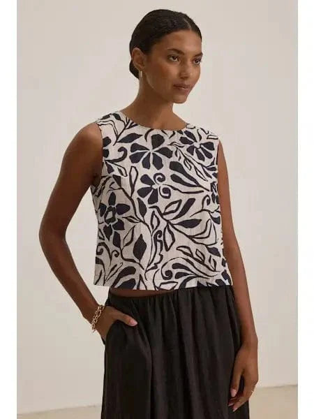 Velvet - Naeem Tank Top in Madrid activewear tank top