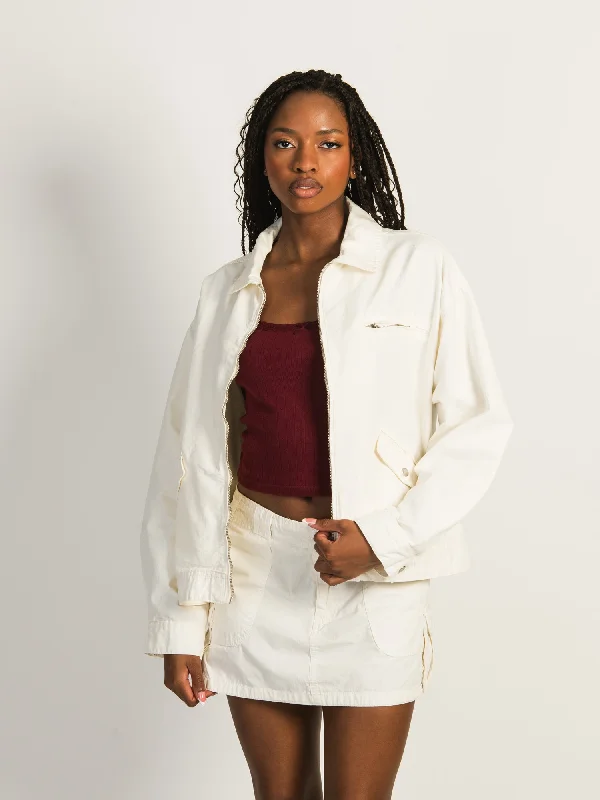 HARLOW RUE JACKET - OFF WHITE Appliqued Jacket Beaded Jacket Sequined Jacket