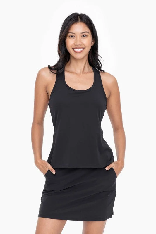 Mono B Black Racerback Active Tank modal blend tank