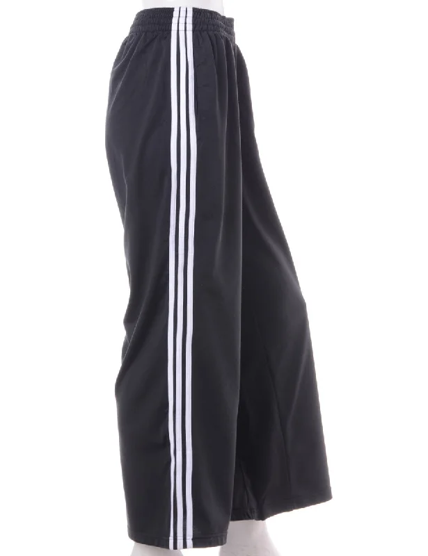 Label Geri Wide Leg Sports Trousers Trousers Low Rise Relaxed