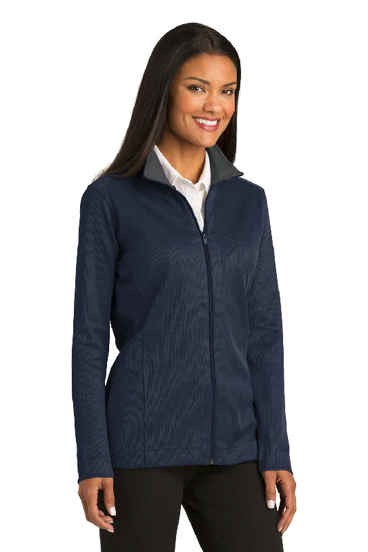 Port Authority Womens Full Zip Jacket - True Navy Blue