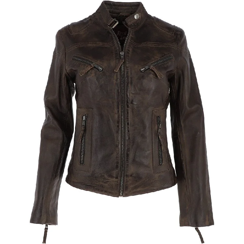 Dark Brown / Real Leather / XS