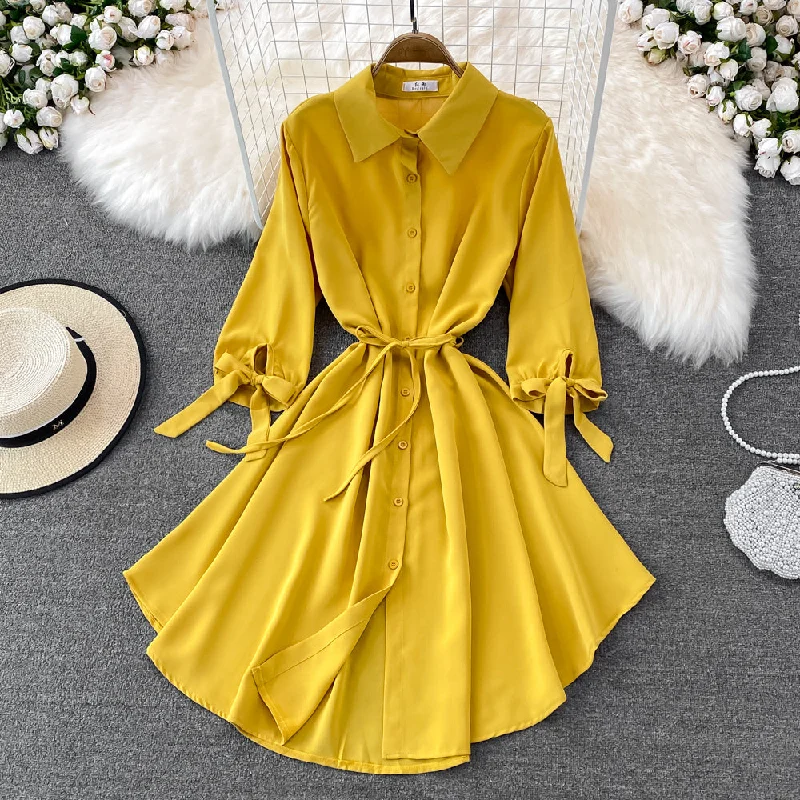 Cute Chiffon Short A Line Dress Fashion Dress  10706