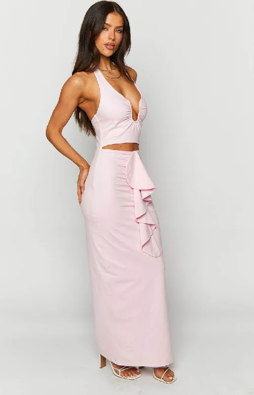 Raelynn Pink Maxi Dress