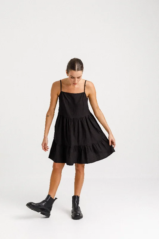 Zig Dress Replen - Black