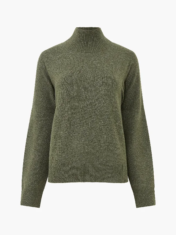 Jeanie Vhari Roll Neck Jumper