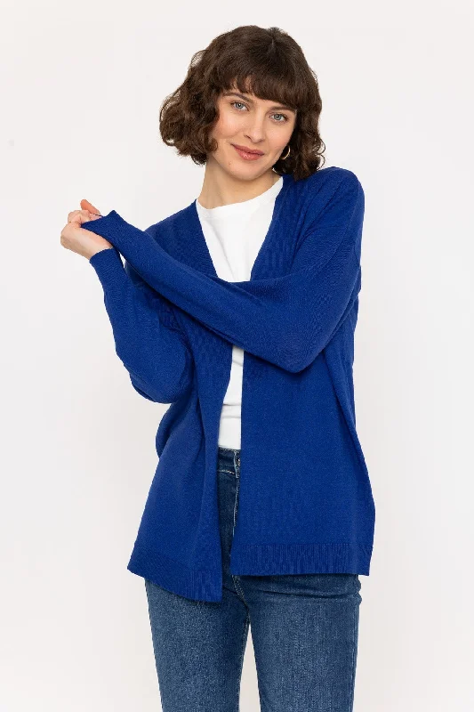 Long Line Cardigan in Blue