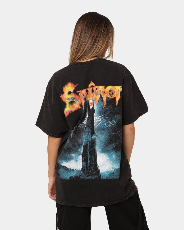 American Thrift X The Lord of The Rings The Sauron Vintage T-Shirt Black Wash