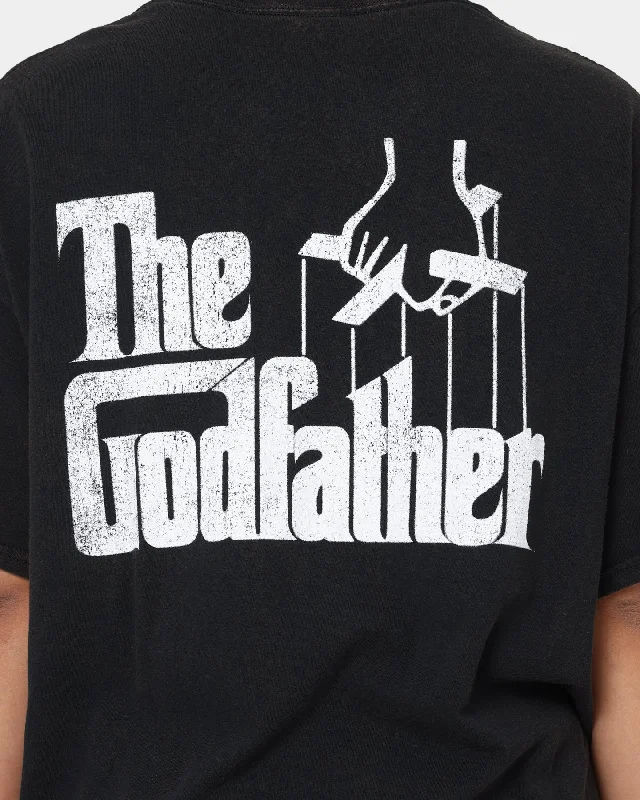 American Thrift X The Godfather The Don Vintage T-Shirt Black Wash