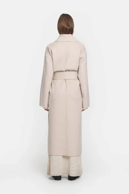 ASCENSION COAT-IVORY MARL