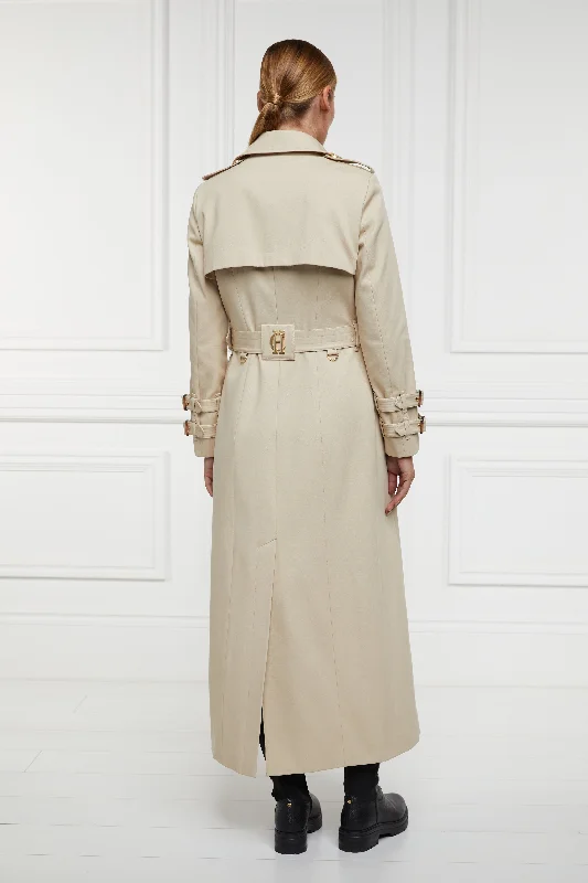 Gatcombe Full Length Trench Coat (Stone)