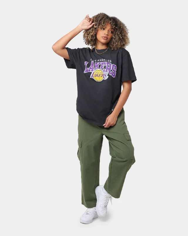 Mitchell & Ness Los Angeles Lakers Vintage Arch Short Sleeve T-Shirt Black