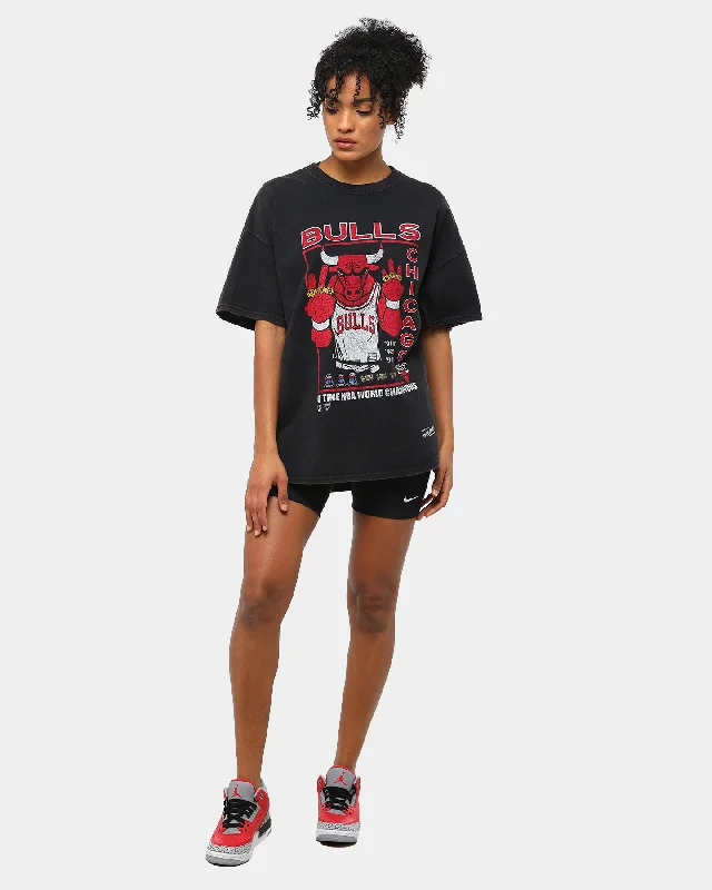 Mitchell & Ness Chicago Bulls Vintage Champ Rings Tee Black