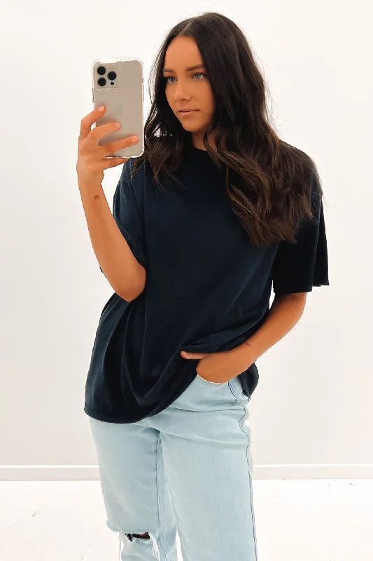 Oversized Tee Navy