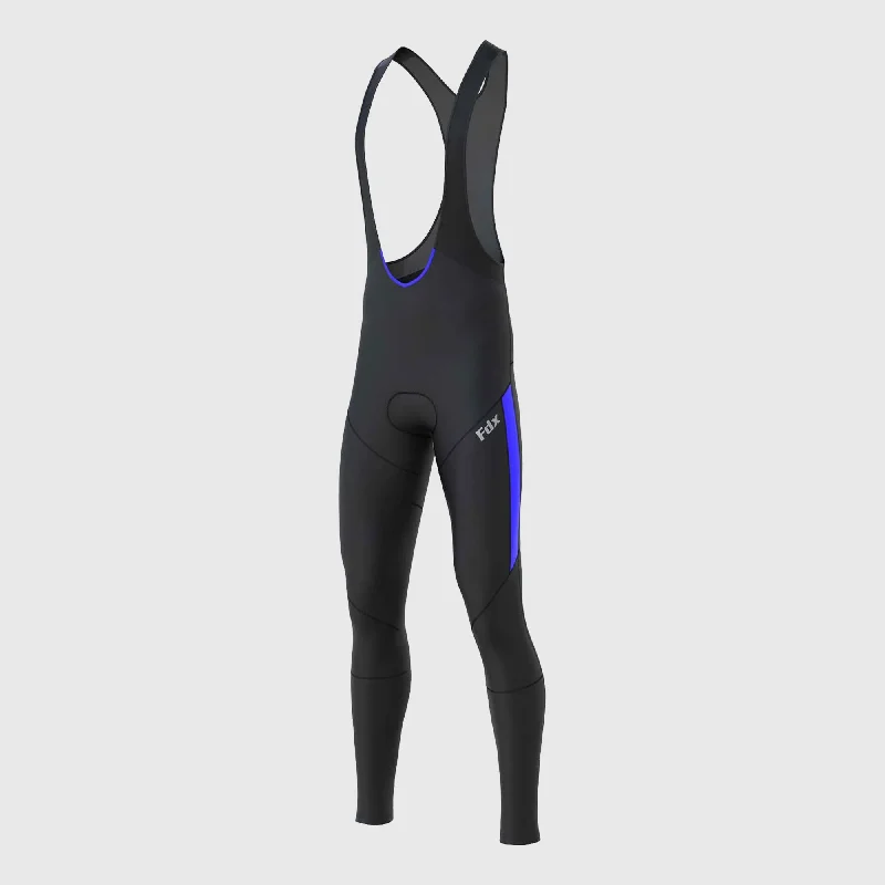 Fdx Arch Men's & Boy's Blue Thermal Padded Cycling Cargo Bib Tights