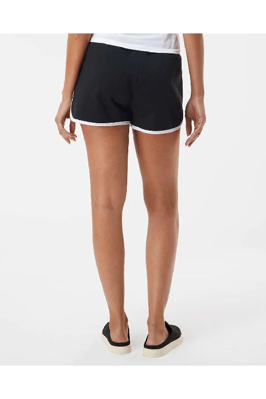 Boxercraft Womens Relay Athletic Shorts - Black - NEW