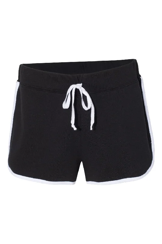 Boxercraft Womens Relay Athletic Shorts - Black - NEW