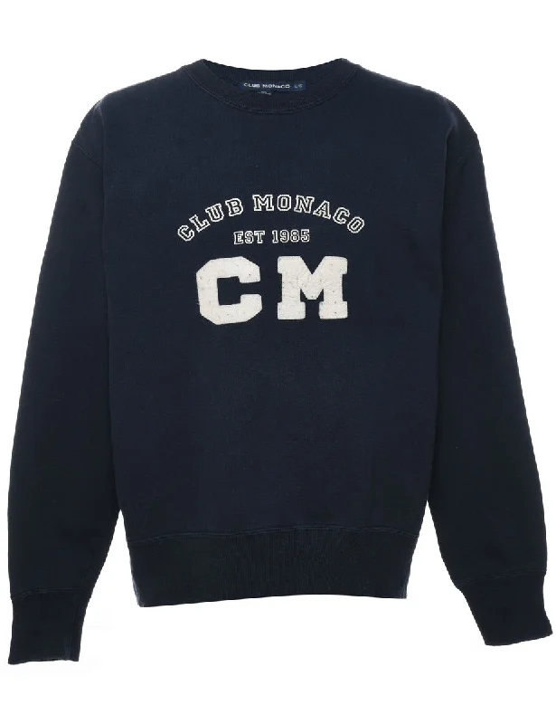 Club Monaco Printed Sweatshirt - L