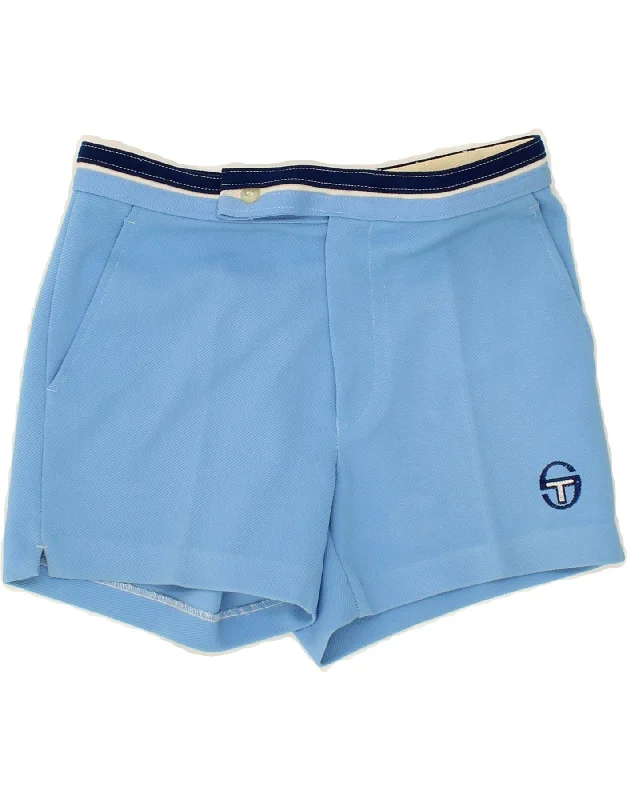 SERGIO TACCHINI Womens Chino Shorts IT 42 Medium W28  Blue