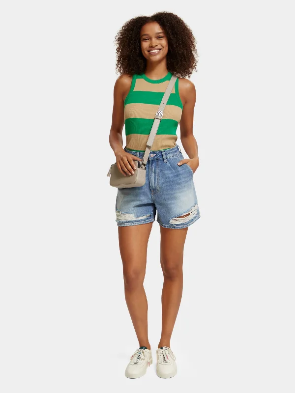 Shore denim shorts