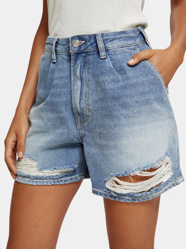 Shore denim shorts