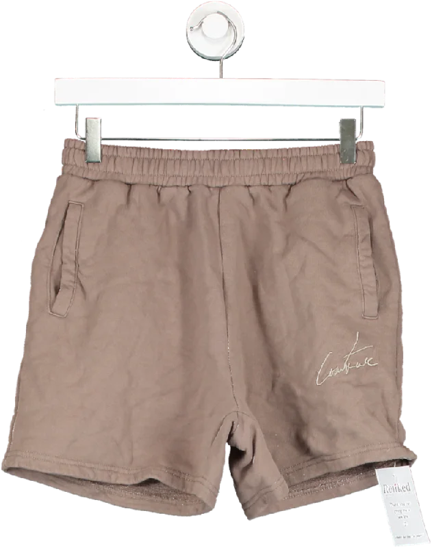 The Couture Club Brown High Waisted Shorts UK S