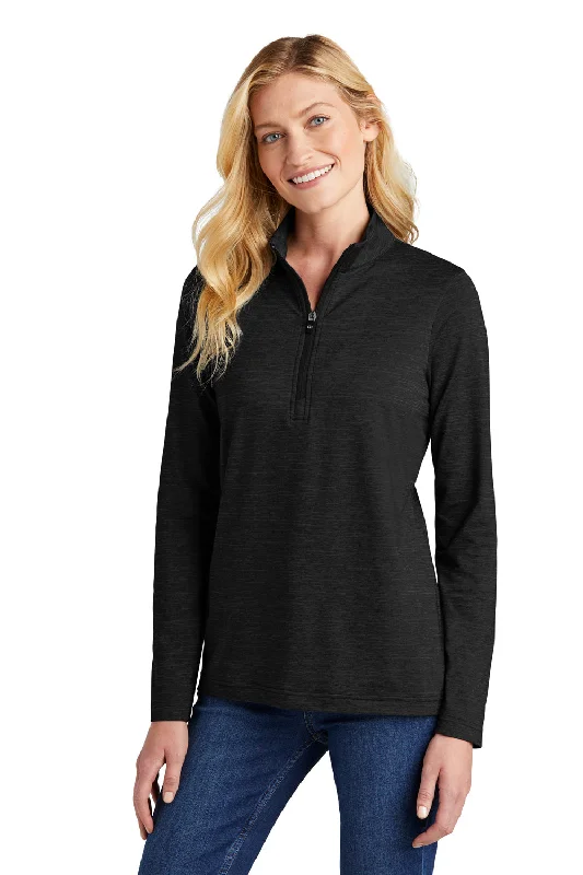 TravisMathew Womens Crestview 1/4 Zip Sweatshirt - Black